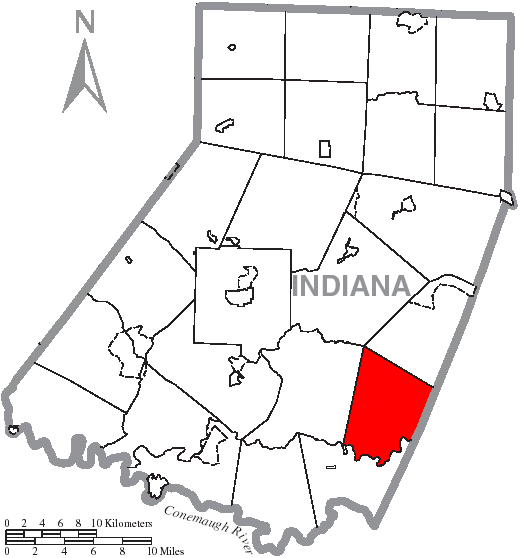 Locator map of Buffington