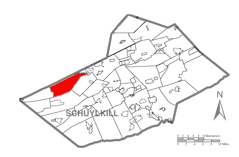 Locator map of Eldred