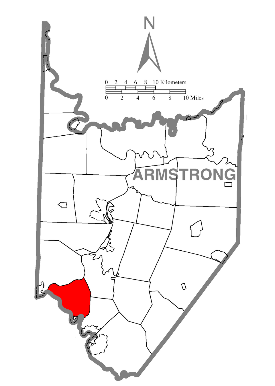 Locator map of Gilpin