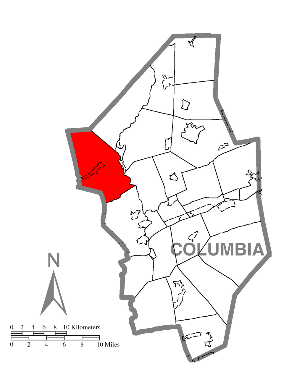 Locator map of Madison