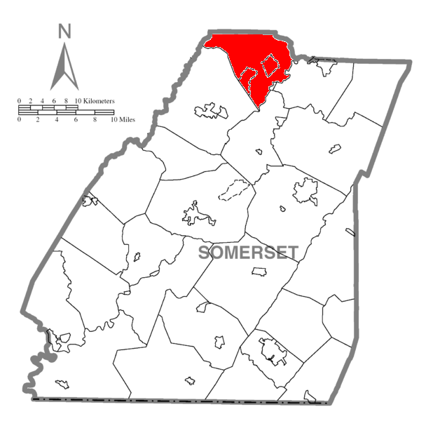 Locator map of Conemaugh