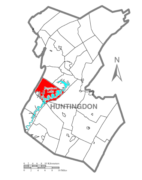 Locator map of Penn