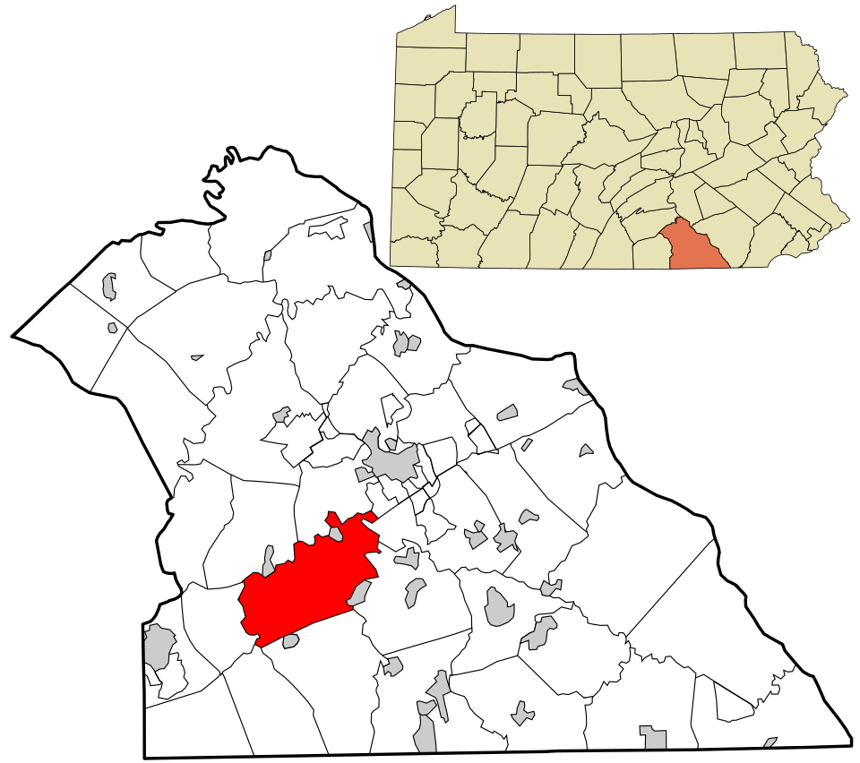 Locator map of North Codorus