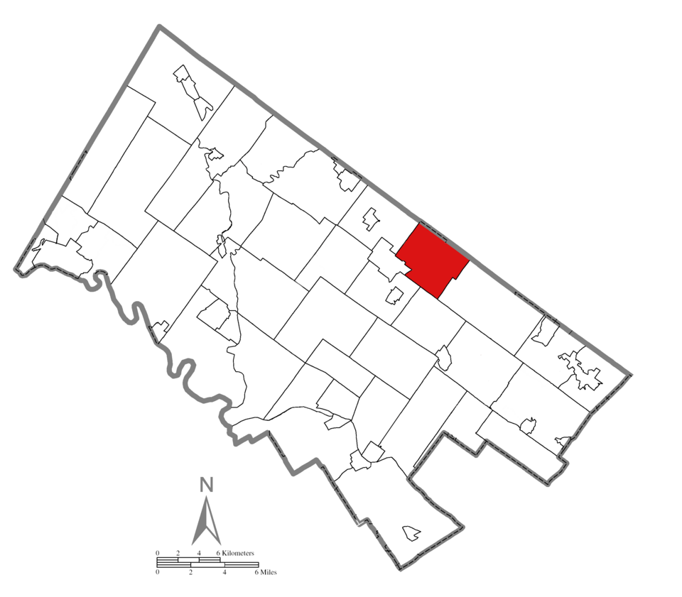 Locator map of Montgomery