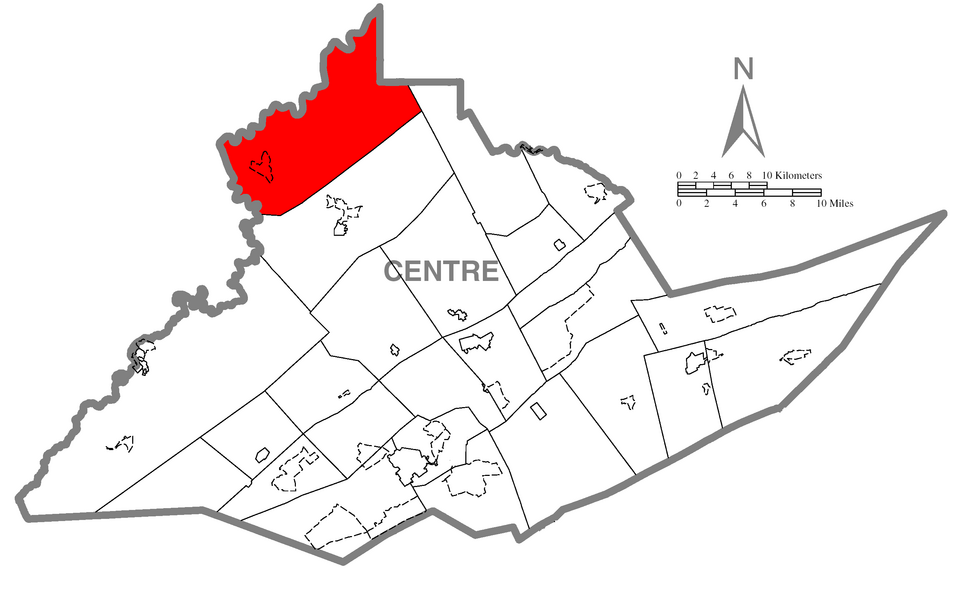 Locator map of Burnside