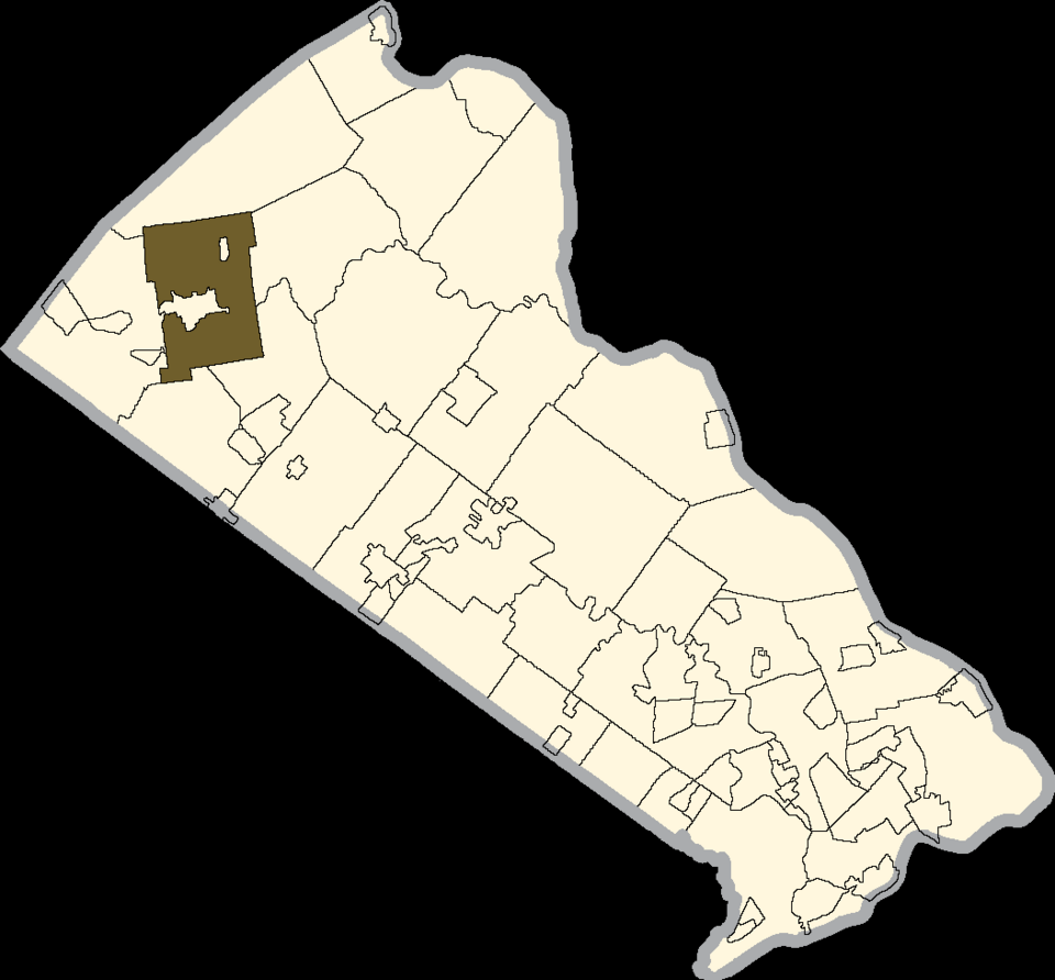 Locator map of Richland