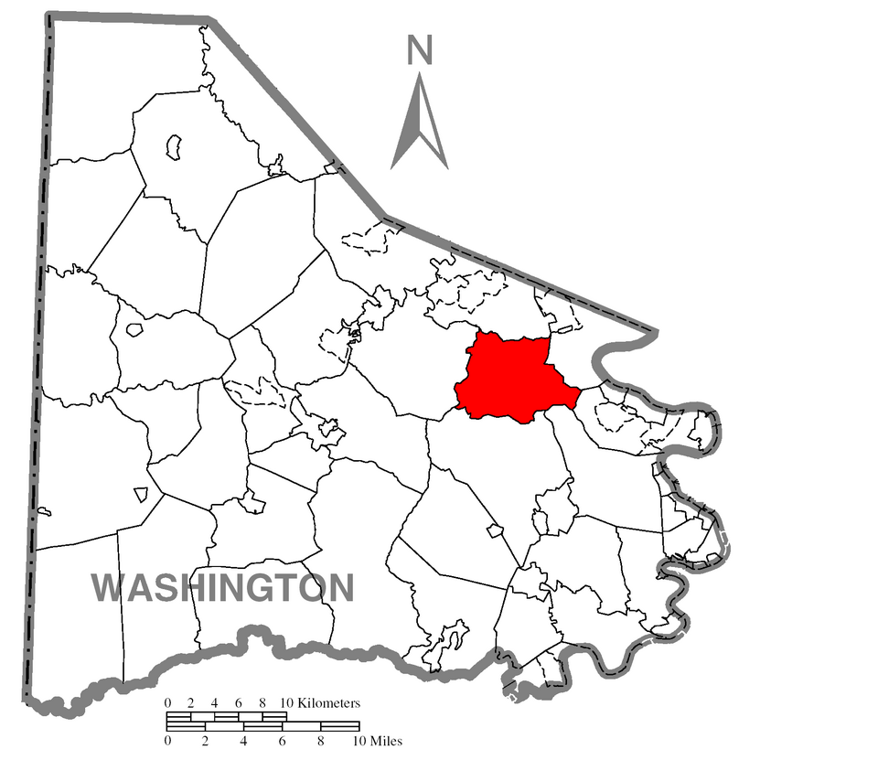 Locator map of Nottingham