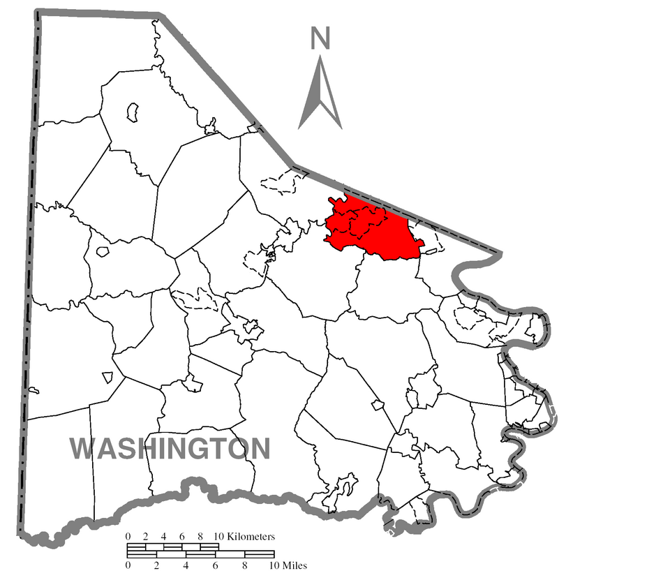 Locator map of Peters