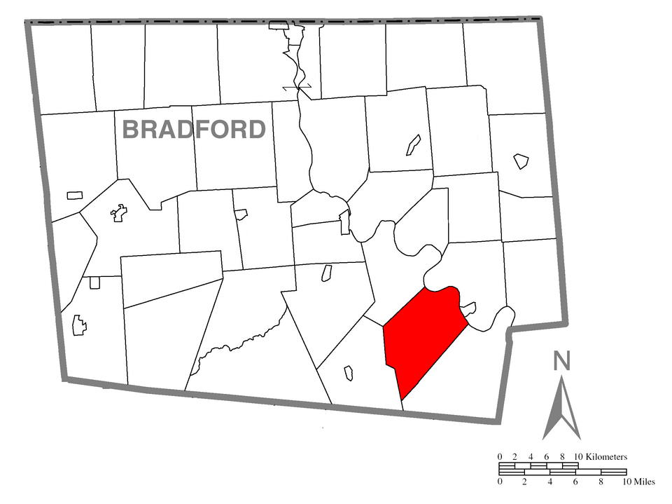 Locator map of Terry