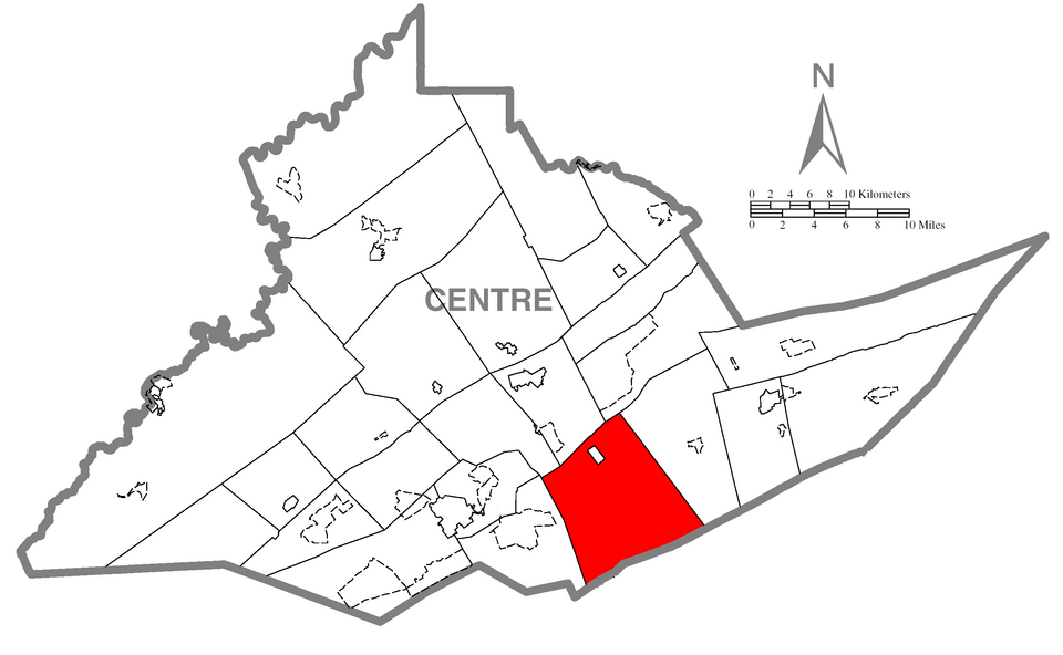 Locator map of Potter