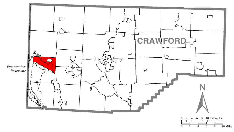 Locator map of Pine