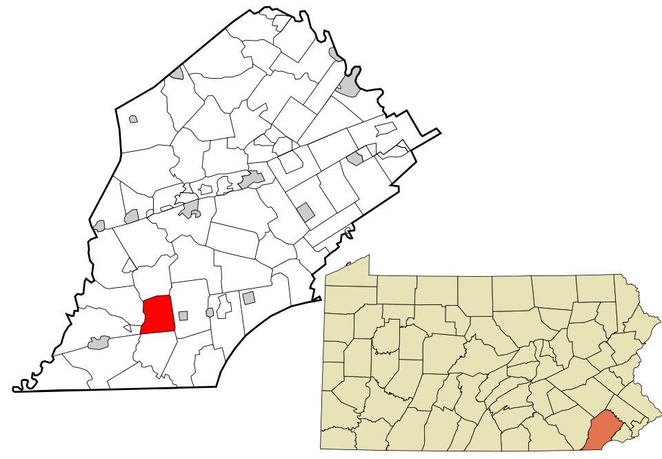 Locator map of Penn