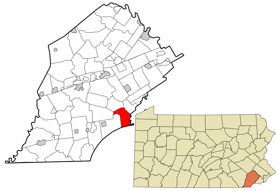 Locator map of Pennsbury