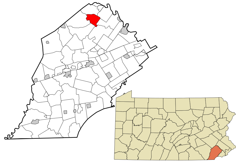 Map of South Coventry