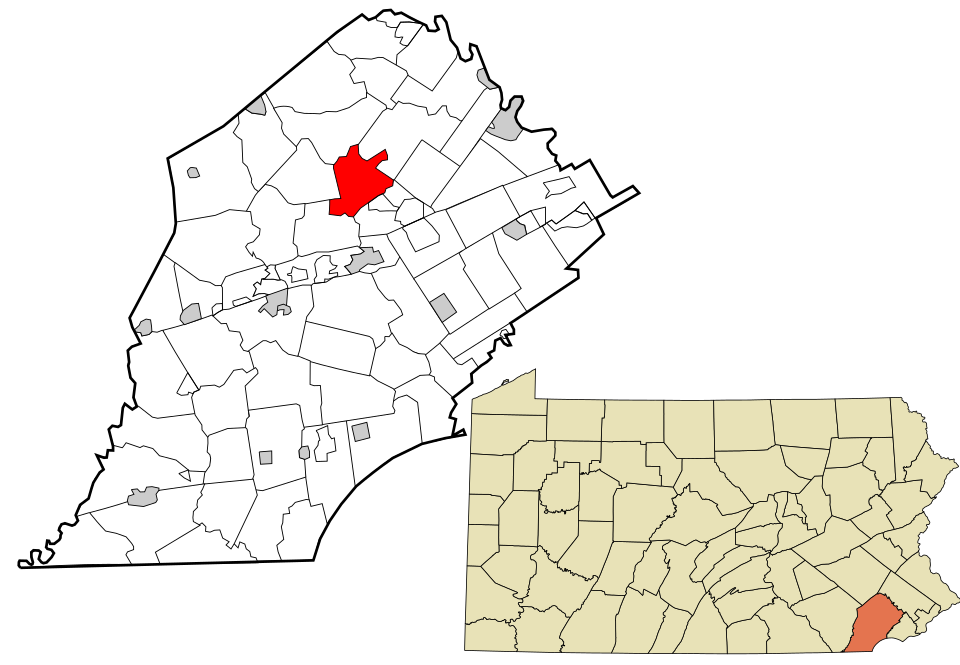 Map of Upper Uwchlan