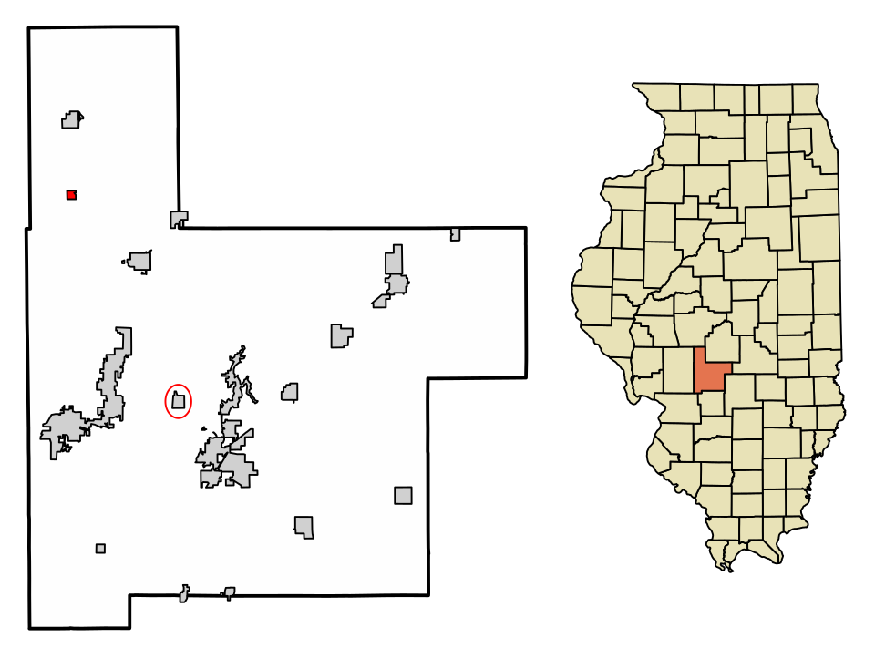Locator map of Waggoner