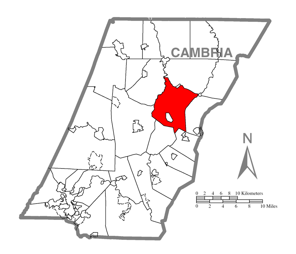 Locator map of Allegheny