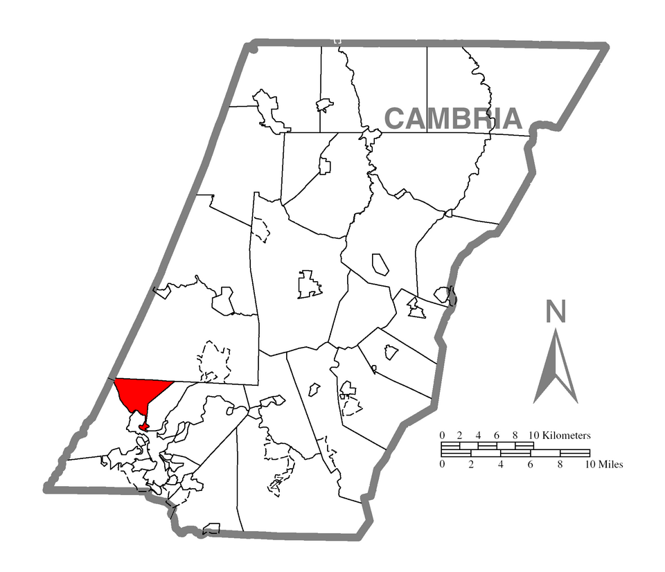 Locator map of West Taylor