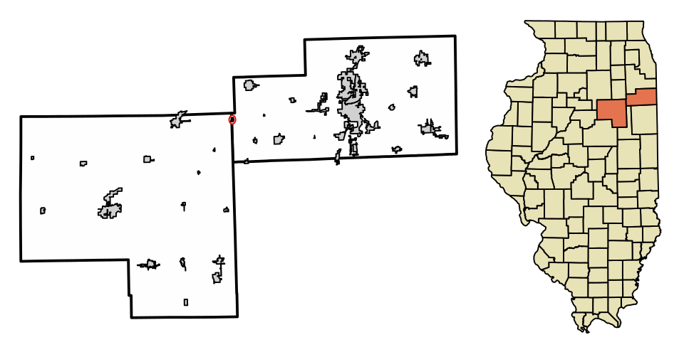 Locator map of Reddick