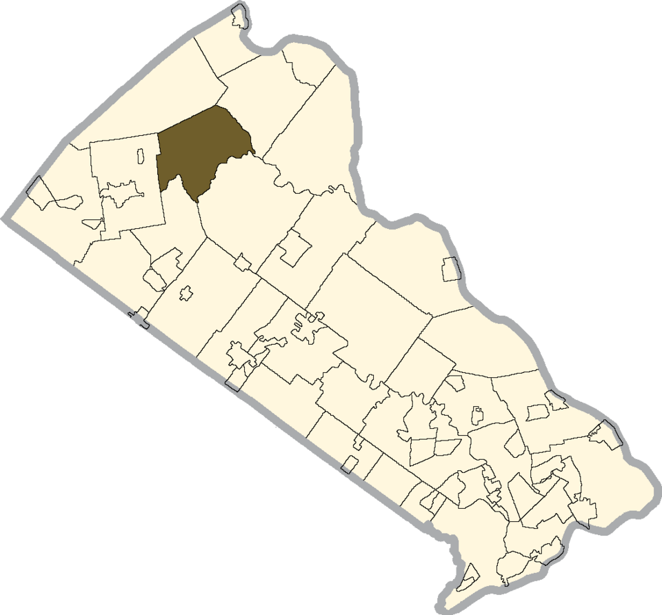 Locator map of Haycock