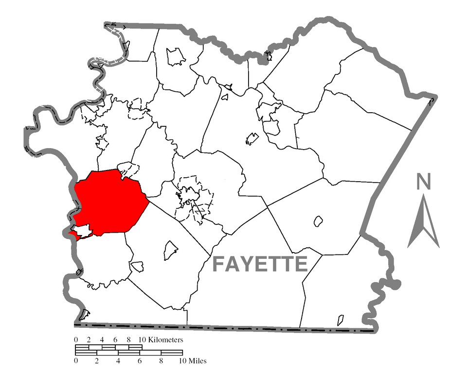 Locator map of German