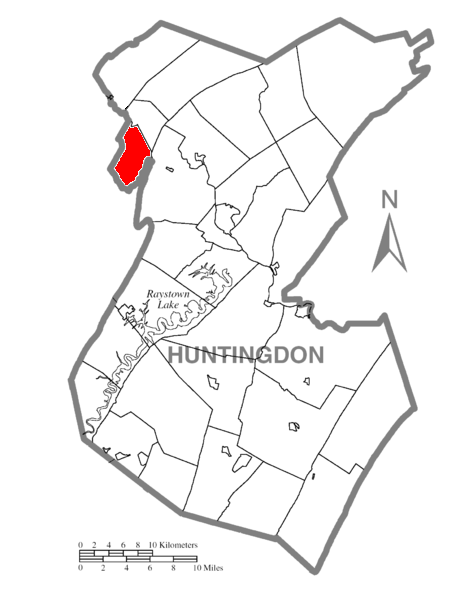 Locator map of Morris