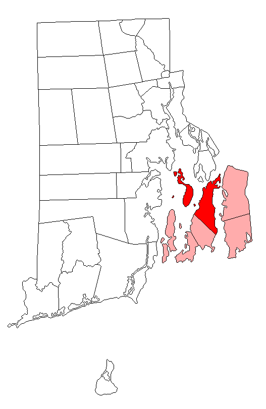 Locator map of Portsmouth