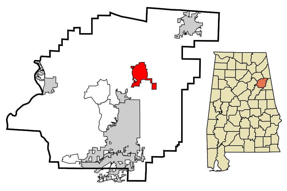 Map of Jacksonville
