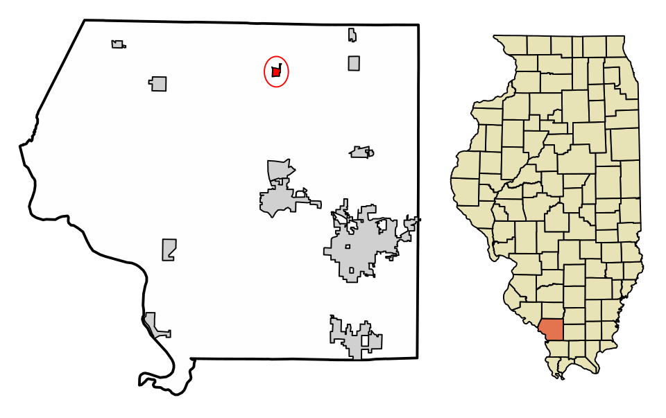 Locator map of Vergennes
