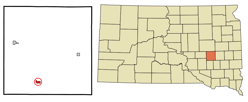 Locator map of Letcher