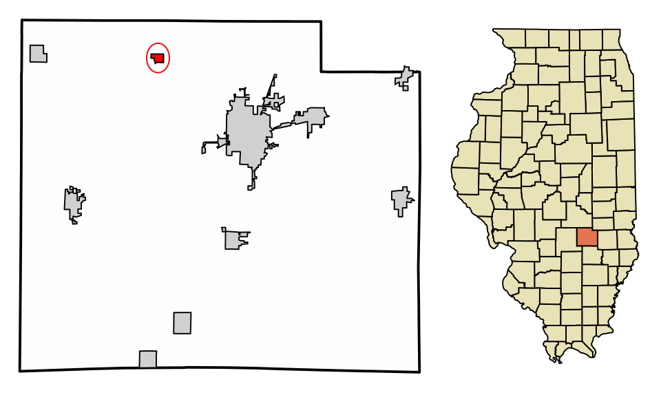 Locator map of Shumway