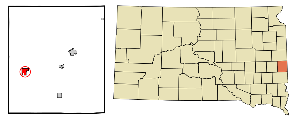Locator map of Colman