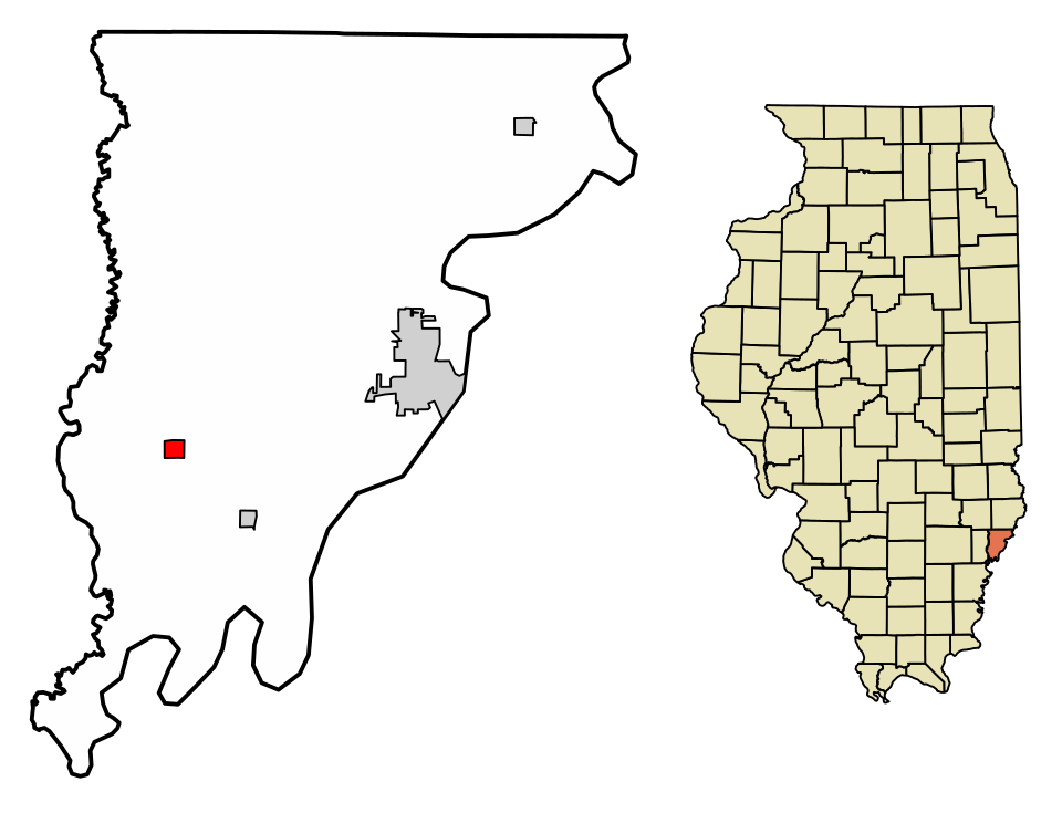 Locator map of Bellmont