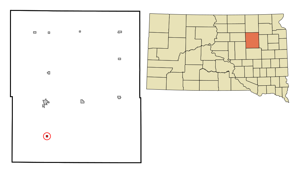 Locator map of Tulare