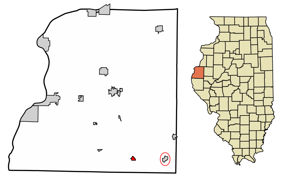 Locator map of Bowen
