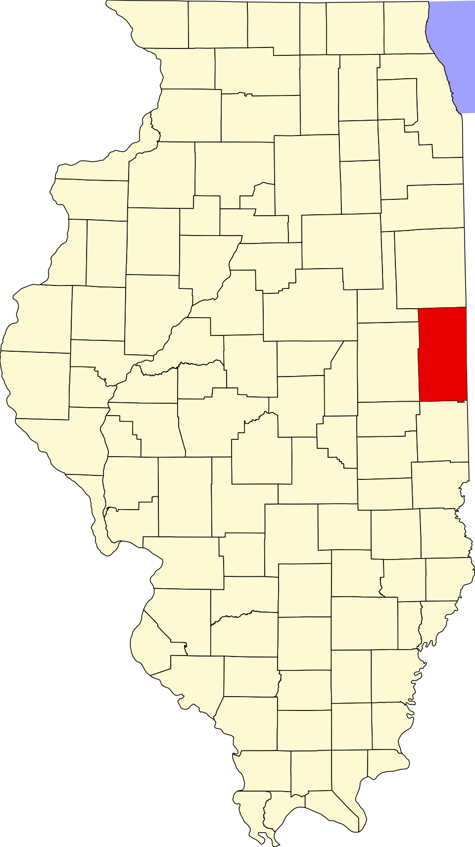 Locator map of Indianola