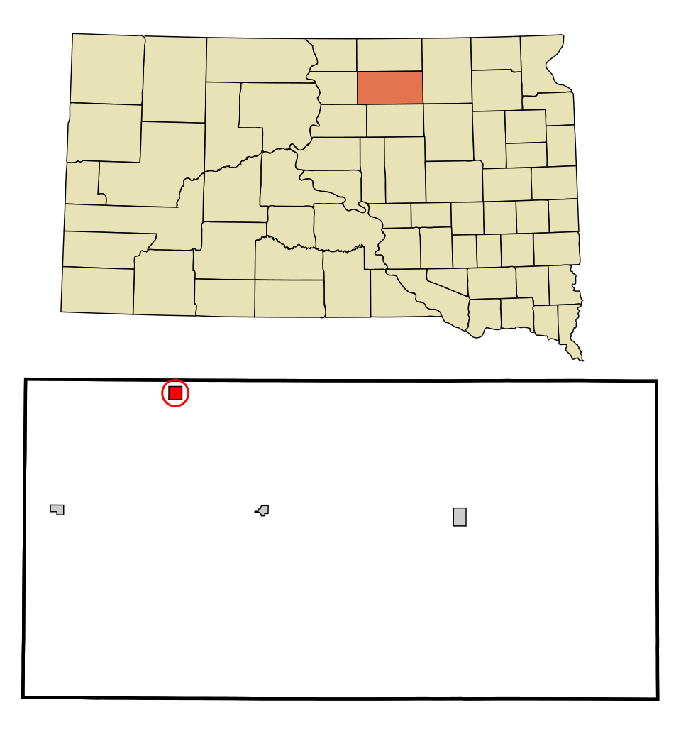 Locator map of Hosmer