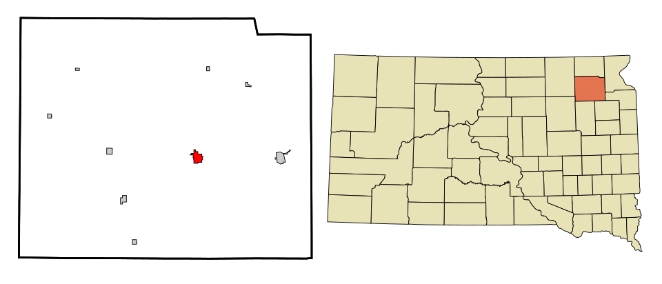 Locator map of Webster