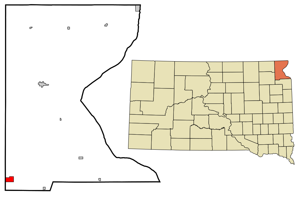 Locator map of Ortley