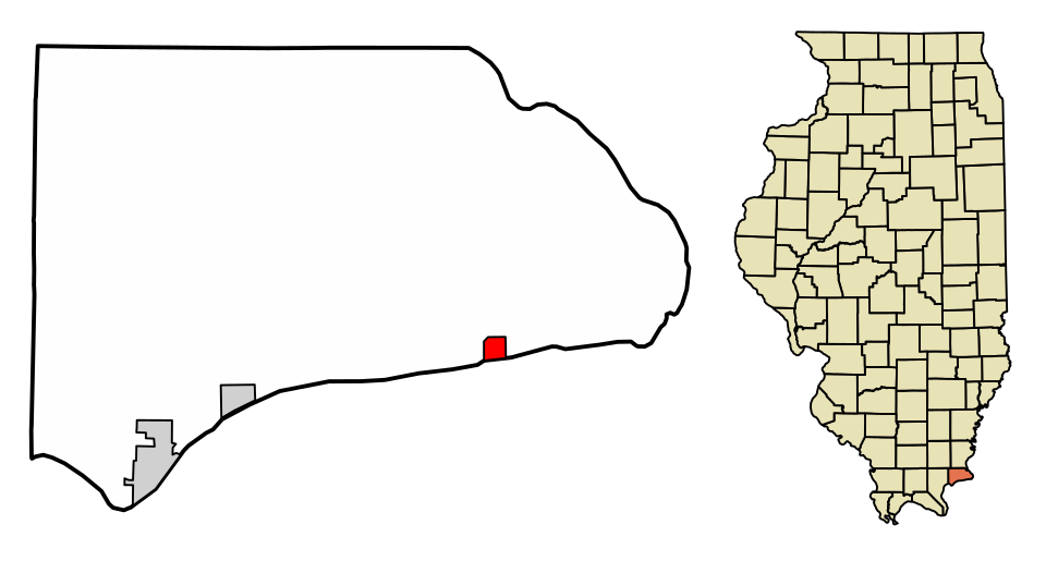 Locator map of Cave-In-Rock
