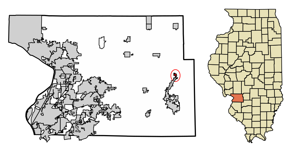 Locator map of Grantfork
