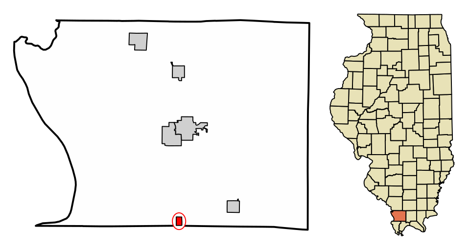 Locator map of Mill Creek