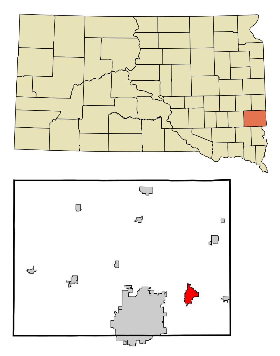 Locator map of Brandon