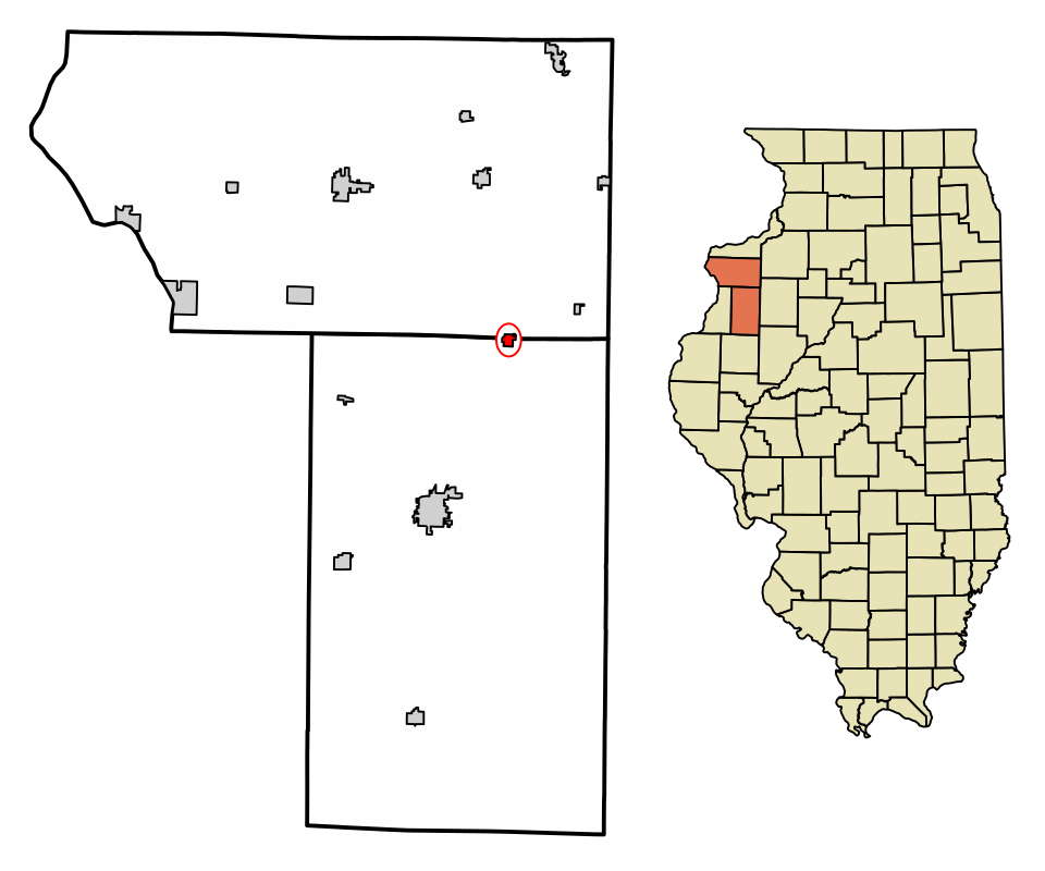 Locator map of Alexis