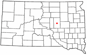 Locator map of Miller