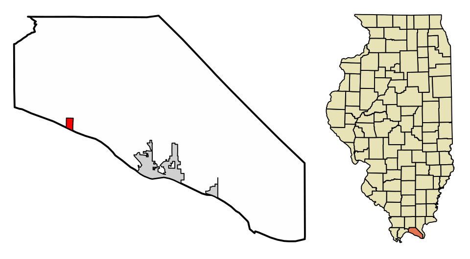 Locator map of Joppa
