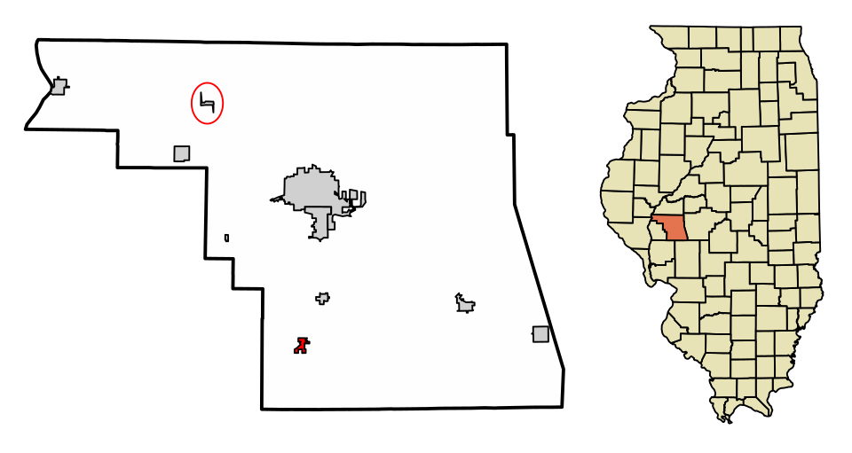 Locator map of Murrayville