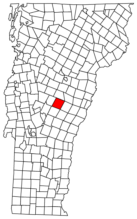 Locator map of Randolph