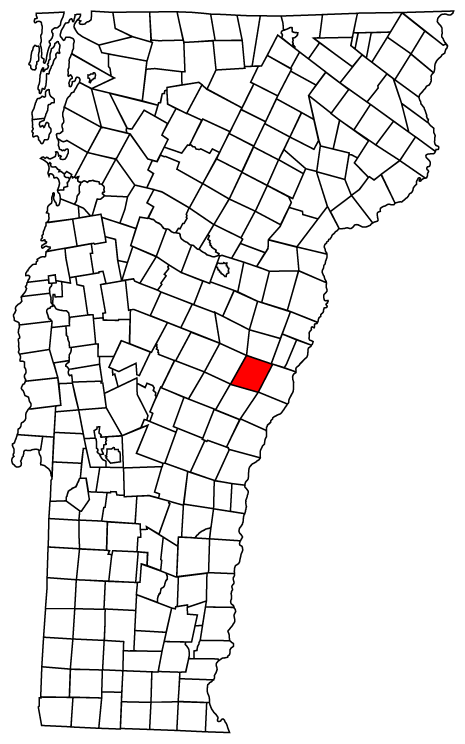 Locator map of Strafford