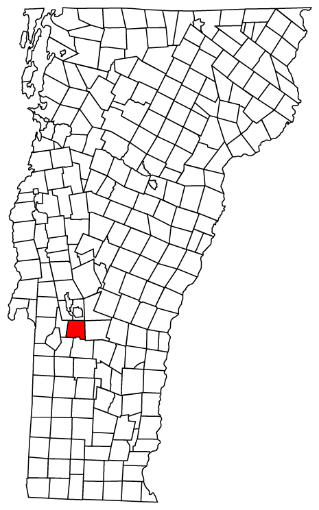 Locator map of Clarendon